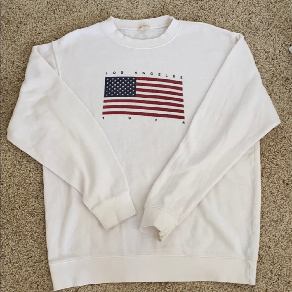 Brandy Melville American Flag sweatshirt